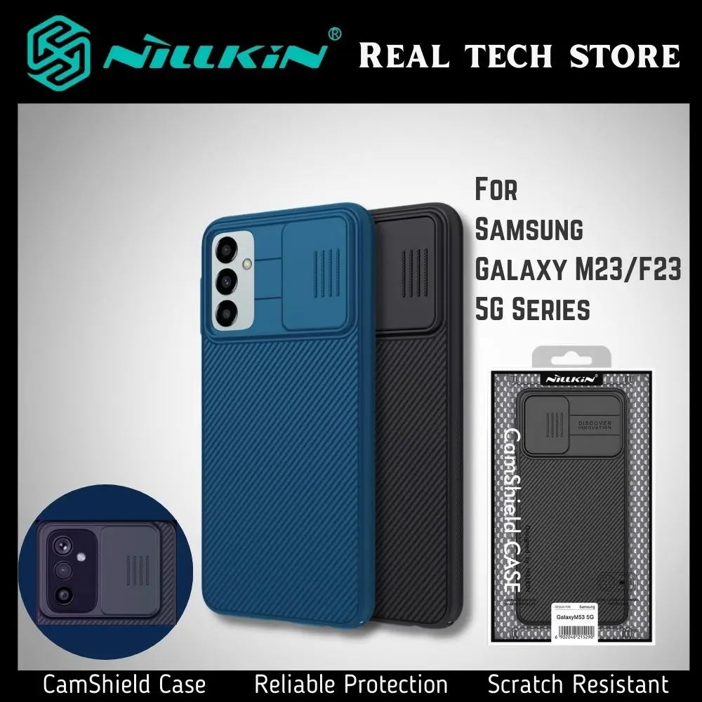 

Чехол для Samsung Galaxy F23 M23 5G Case Nillkin Slide Camera, Защитный Объектив, защита конфиденциальности, противоударный чехол для Galaxy F23 M23