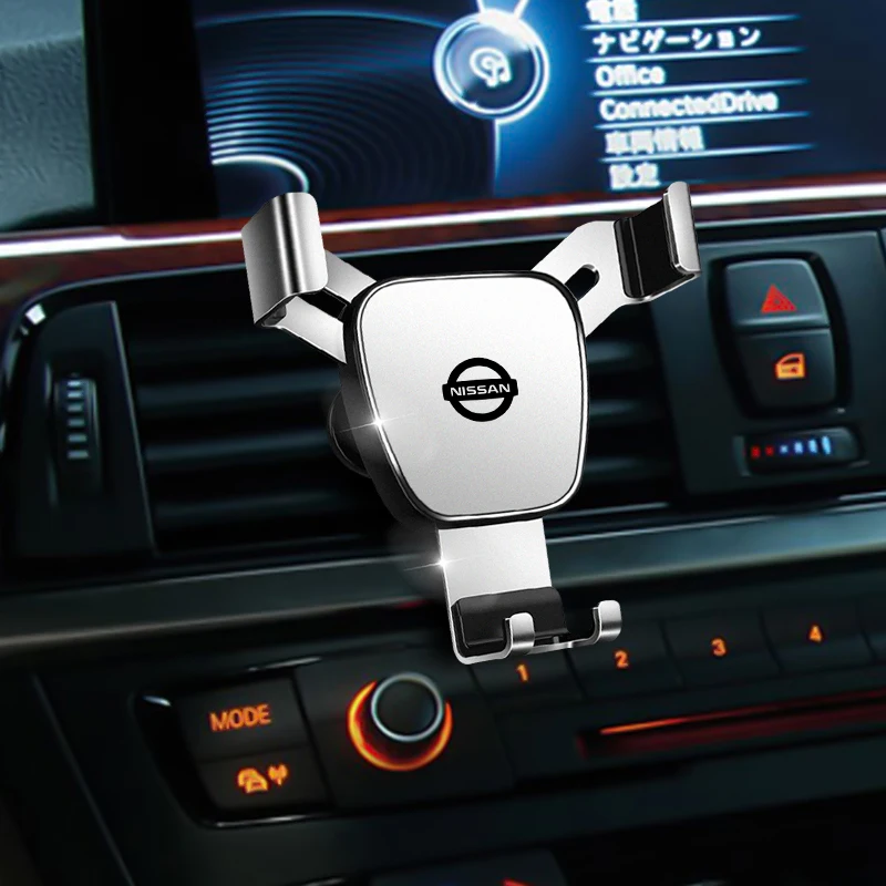 

Car Cellphone Holder Air Vent Outlet Mount Clip Mobile Phone Holder ABS Mount Support Universal Interior Accessories For Nissan