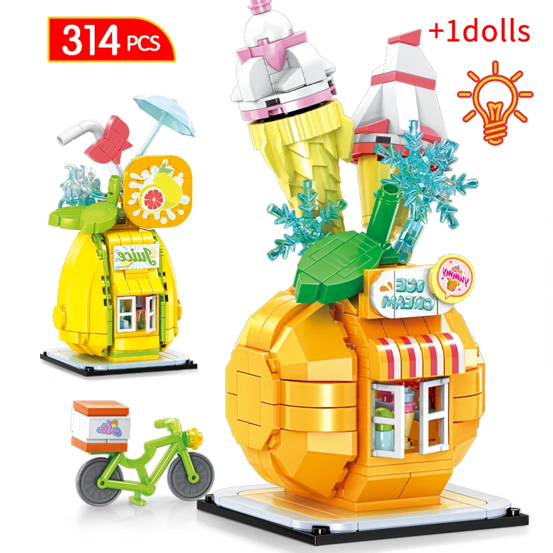 

Конструктор «фруктовый дом», со светодиодной подсветкой