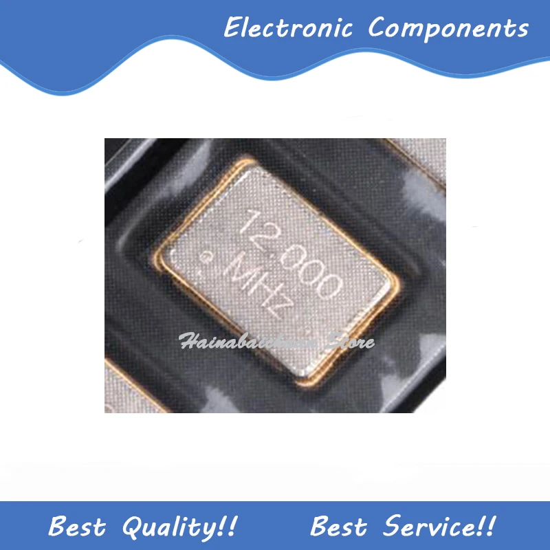 

10 шт./партия, 12,000 МГц ± 25 стр./мин, 3,3 В, 5*7 мм, 7050 SMD, новая и оригинальная строка