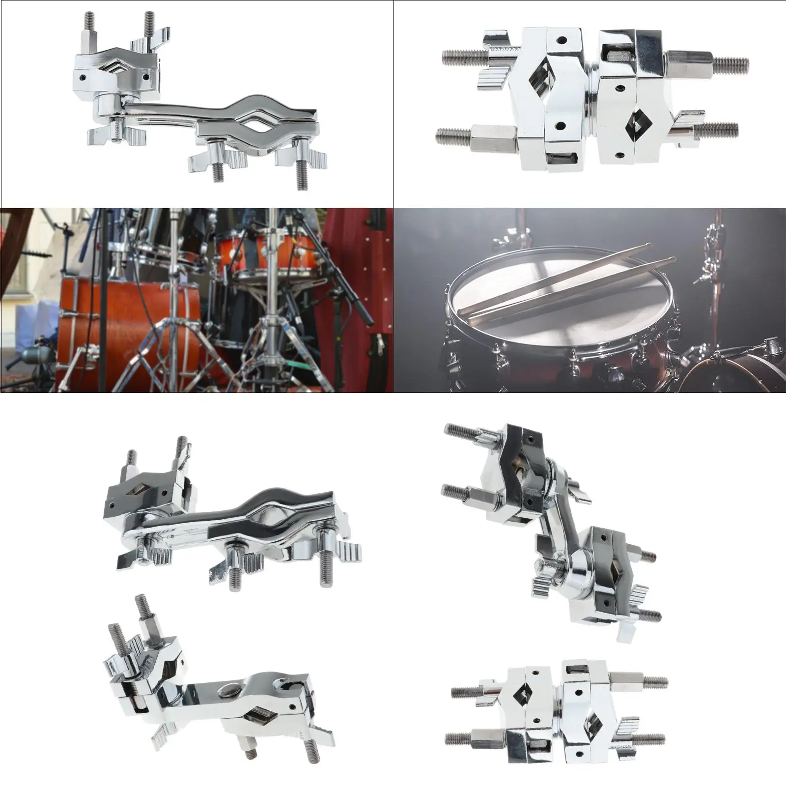 Соединительный зажим барабана Держатель колокольчика Простой в установке