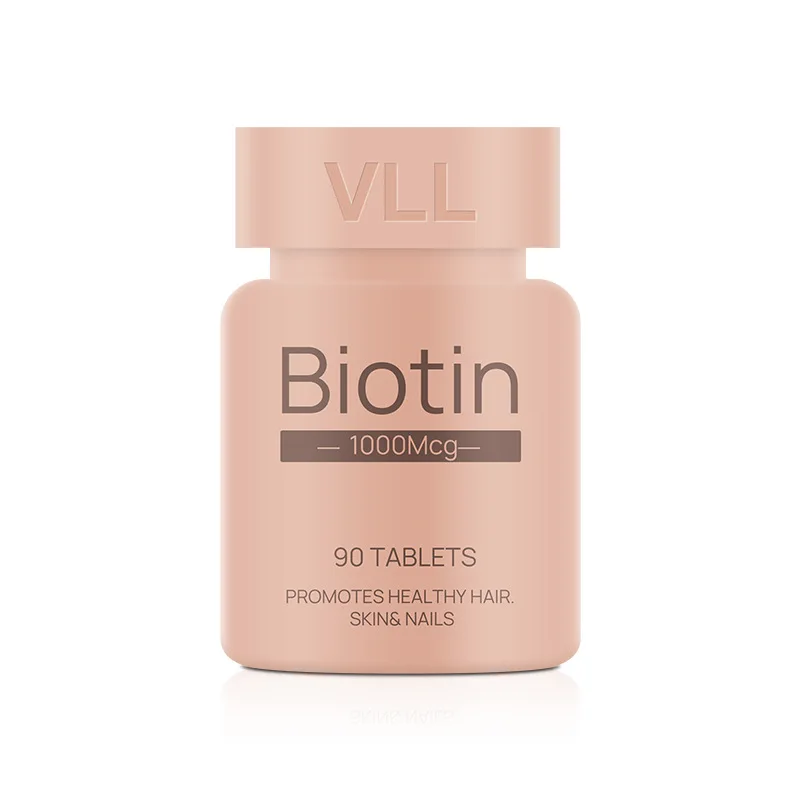 

US Imported Biotin 60 Tablets Vitamin B7 Hair Growth and Hair Loss Prevention Staying up Late Standing