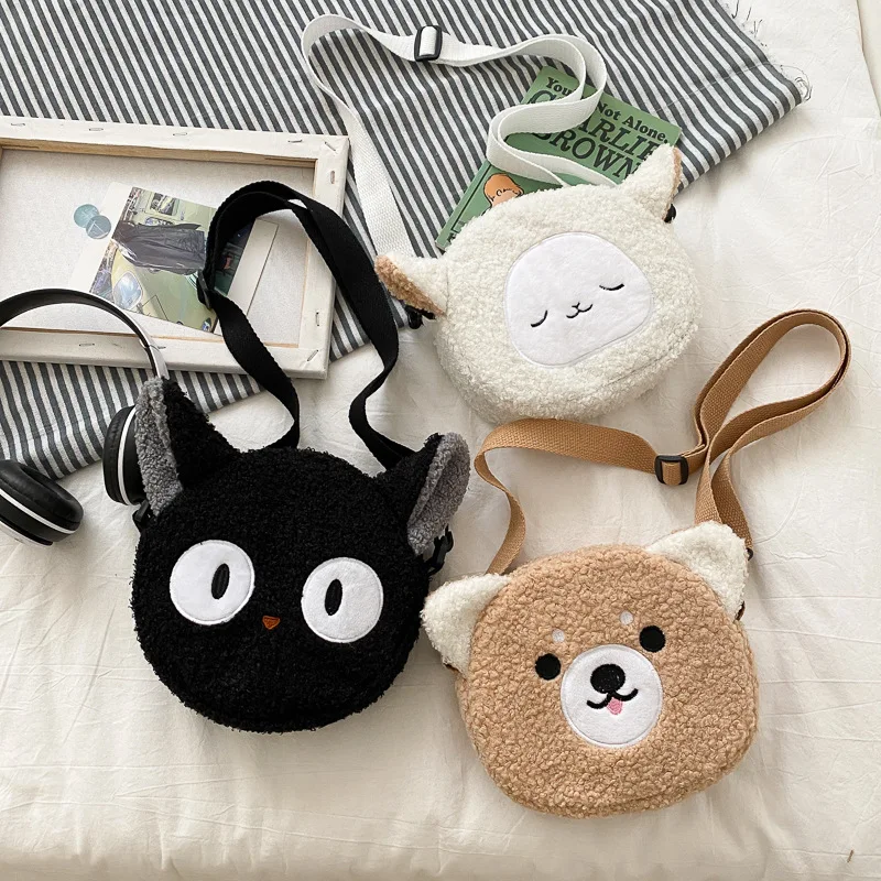 

2023 New Crossbody Bag Japanese Style Kawaii Bag Women Cartoon Plush Shoulder Bag сумка Phone&Purse Bag Bolsa for Women