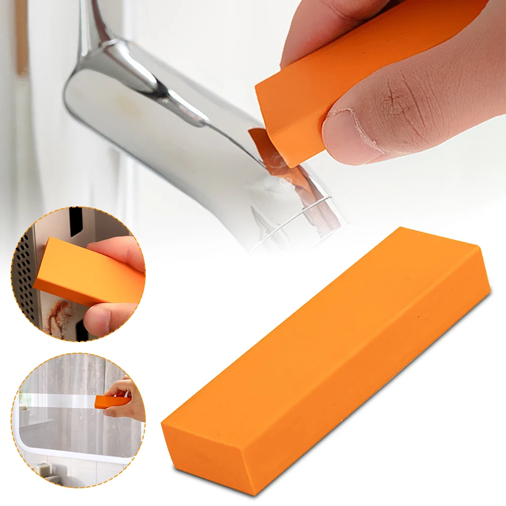 

1-10pcs Rust Cleaning Eraser Easy Limescale Eraser Kitchen Faucet Water Tap Cleaning Eraser Rust Remover Bathroom Cleaning Tool