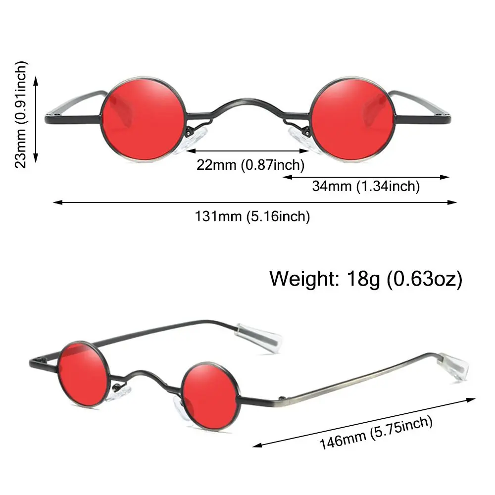 Солнцезащитные очки в круглой оправе для мужчин и женщин