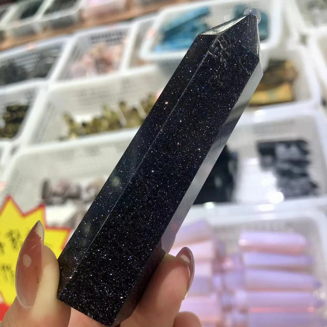 

Натуральный голубой песчаник, Хрустальная палочка, энергия, обелисцеление, домашние украшения, подарки