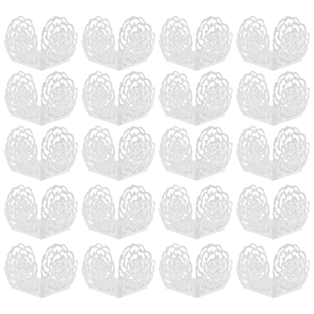 

Chocolate Tray Paper Sugar Wrappers Hollow Muffins Mini Wraps Cups Baking Trays Wrapping Gift Box Candy Out Holder Muffin Bakery