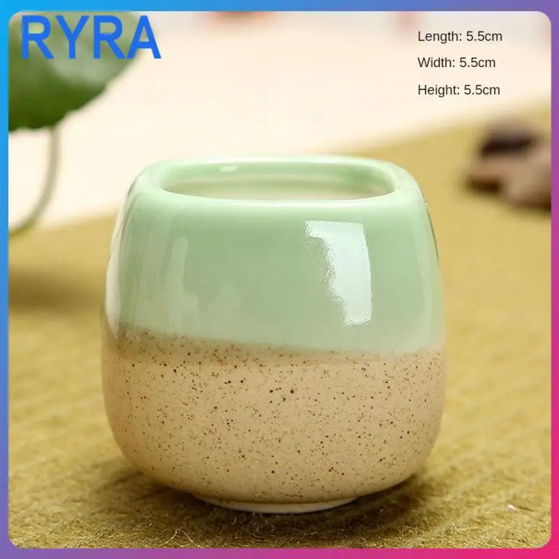 

Керамический плантационный контейнер для воды, Креативный цветочный горшок, портативный мини-гидропонный цветочный горшок, Садовые принадлежности