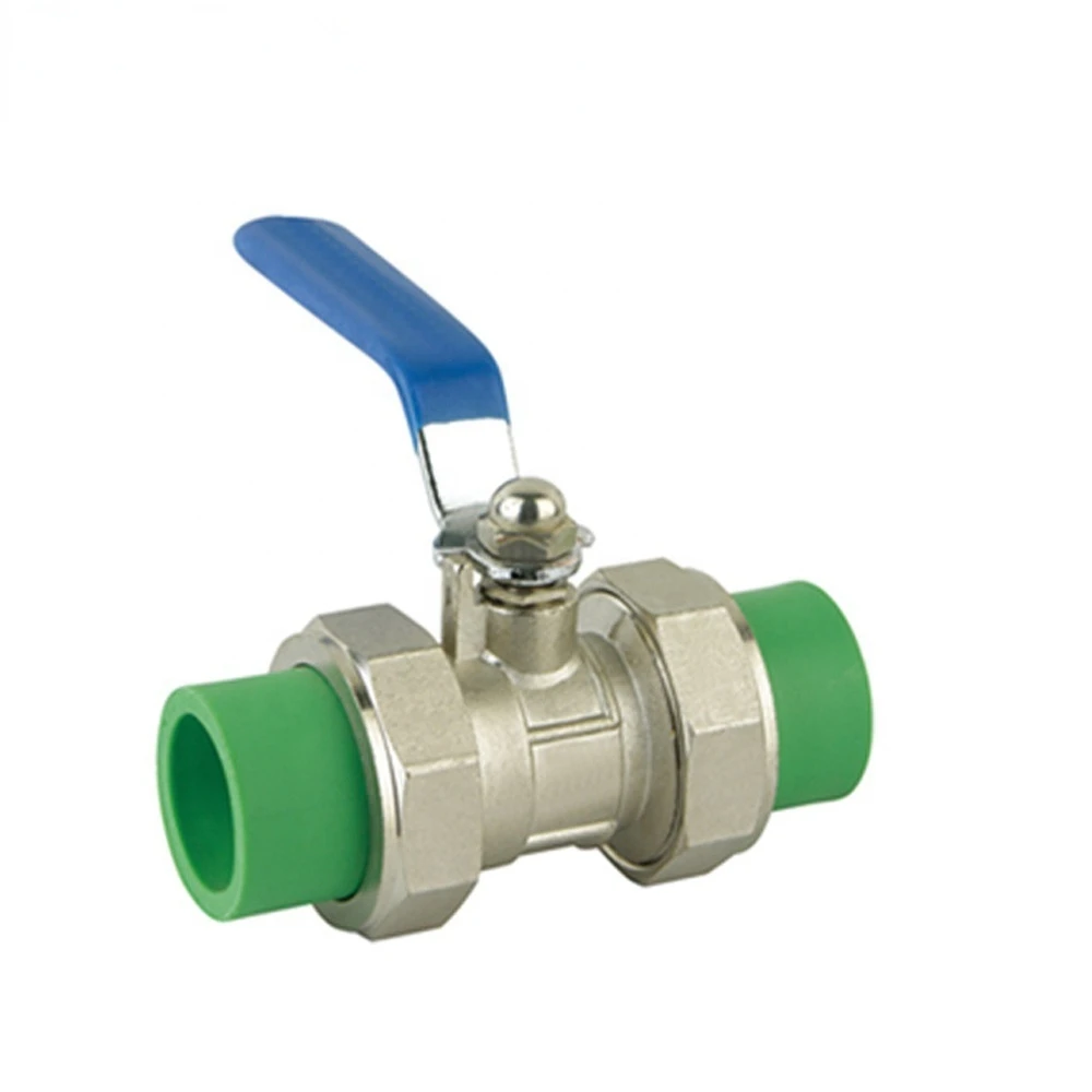 

LJM1Plastic plumbing materials green ppr pipe fitting pipe adapter valve 63mm PPR ball valve