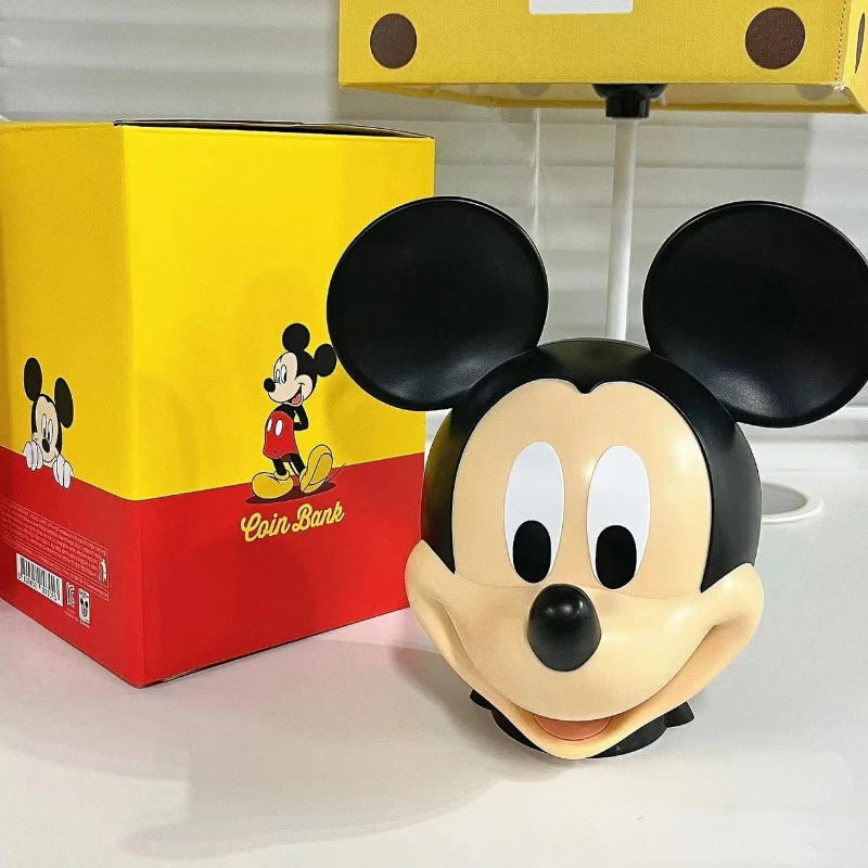 

Disney Original Mickey Head Saving Pot Anime Figure Toys Ornaments Gifts