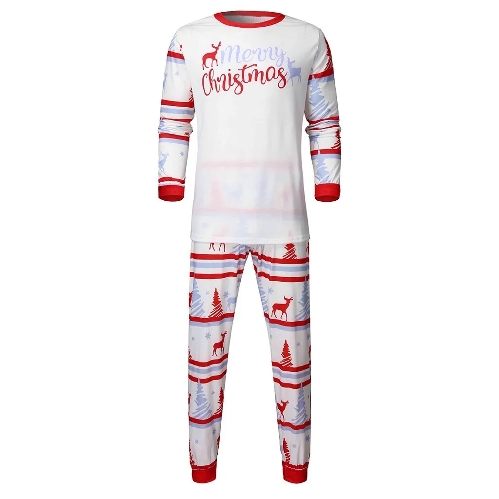 

Christmas Man Daddy Letter Deer Printed Top+Pants Xmas Family Men Valentine Dress Shirt Slim Fit Striped Dress Shirts for Men