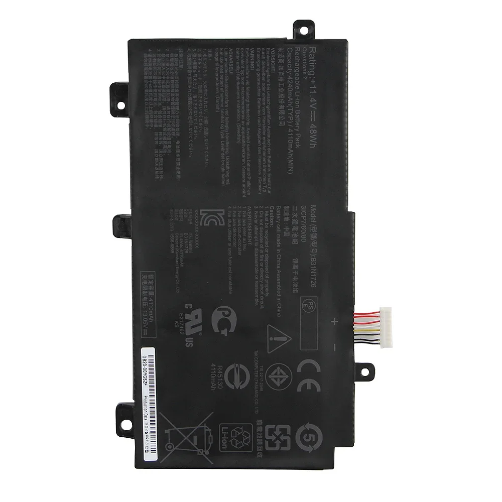 Фото Новая сменная батарея B31N1726 для ASUS FX86 FX80G FX80GE/GD8750 FX505 FX505GE FX95G FX80 FX505G FX504G FX86FM TUF 4240 мАч №2