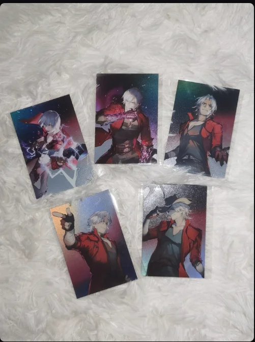 Фото Коллекция подарков: игра Devil May Cry, набор для ролевых игр с Дантэ и Вергилием, 5 шт., подарок на день рождения, подарок для косплея, Хэллоуин, аниме. №1