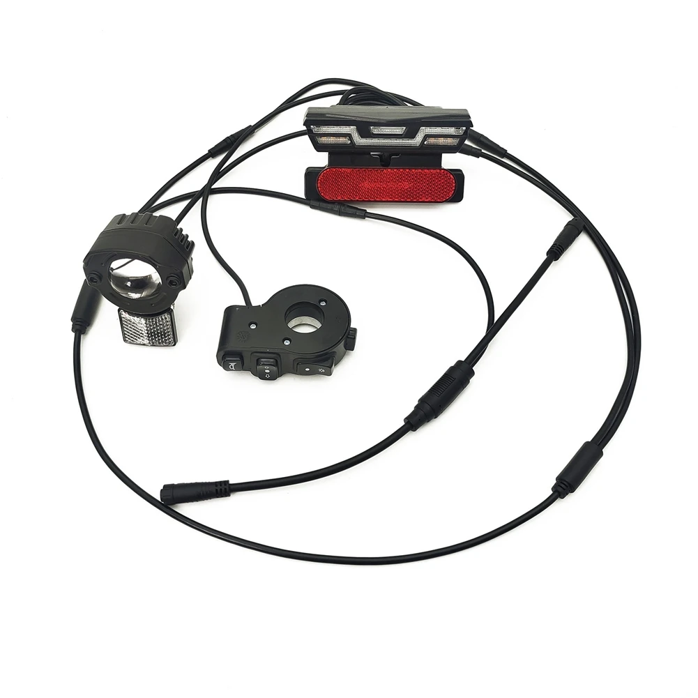 

For Julet Connector KT Ebike Controller Waterproof Connector Ebike Bafang Mid Motor E-Bike Light Kit,811 8Pin