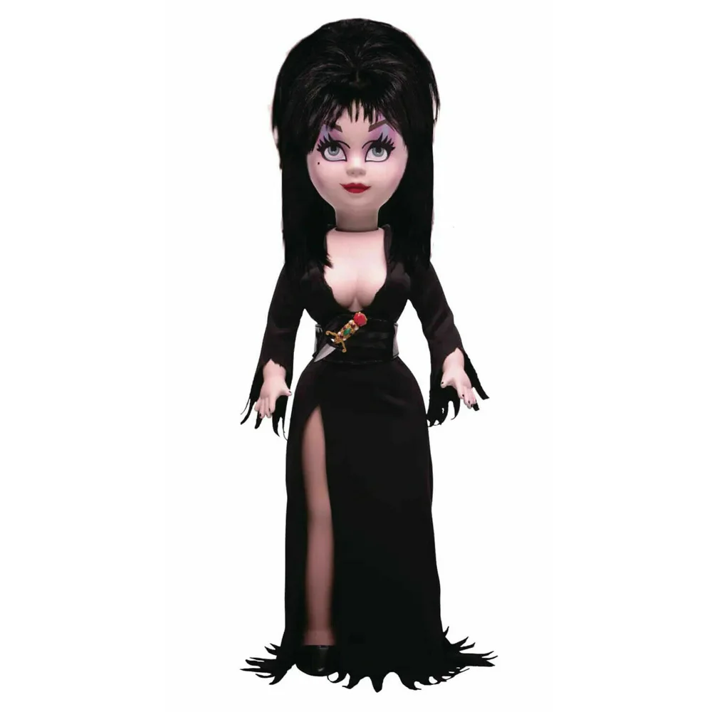 

Hot Sale Elvira Mistress of The Dark Living Dead Dolls LDD Presents Anniversary Sexy Figure Model Toys Gift Original Collec