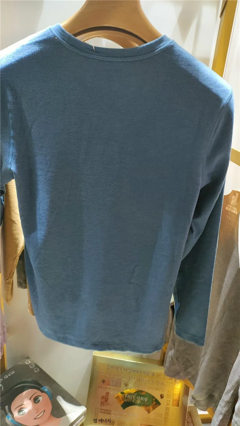 Hiz Genuine Goods Мужское нижнее белье с круглым вырезом Теплый термокостюм имбирем и