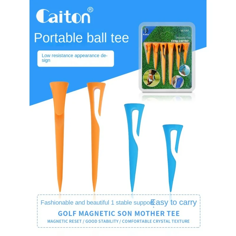 

Professional Golf Tee Plastic Bend Head Ball Holder Practice Equipment - Durable, Low Resistance, Stable