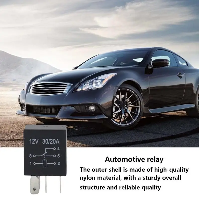 Реле 12 В Автомобильное реле 20/30 А Водонепроницаемое 12-вольтовое автоматическое