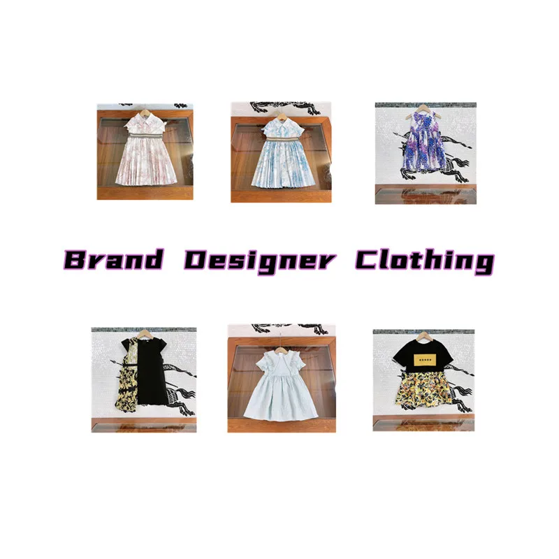 

Baby Dress Girls Boutique Outfits Summer 2022 Fashion Kids Prom Party Evening Dress Little Girl Designer Clothes Child Clothing