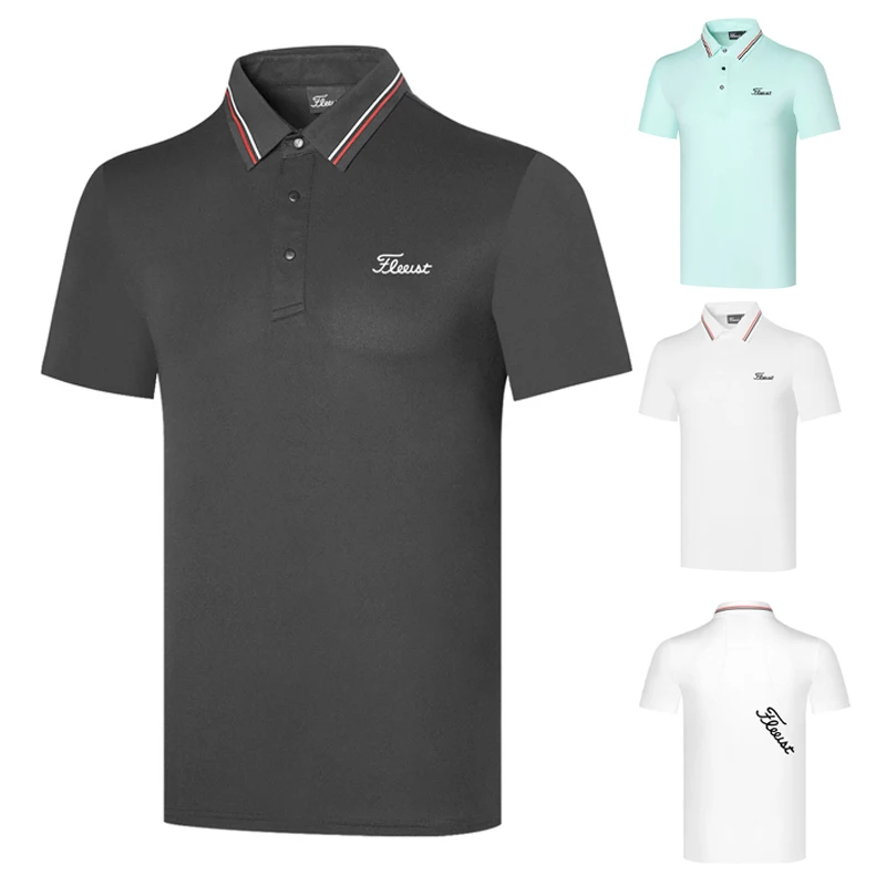 

Golf Wear Men Ventilation Leisure Sports Quick Drying Summer New Shirt Clothing T-shirt Sportswear Accessories