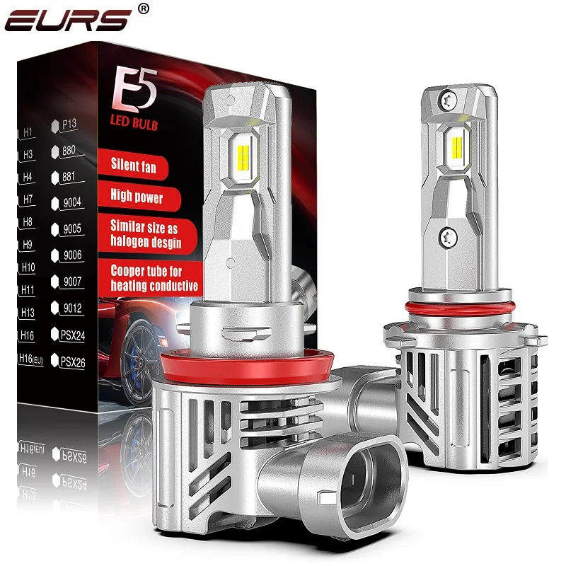 Лампы для автомобильных фар EURS H8 H11, 9005 HB3 H10 H9 H16jp 9006 HB4 CSP H4 H7 Лампы для автомобильных фар EURS H8 H11, 9005 HB3 H10 H9 H16jp 9006 HB4 CSP H4 H7