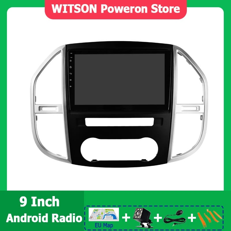 WITSON 2K QLED радио GPS для Mercedes Benz Vito 3 W447 2014-2020 сенсорный экран Android система