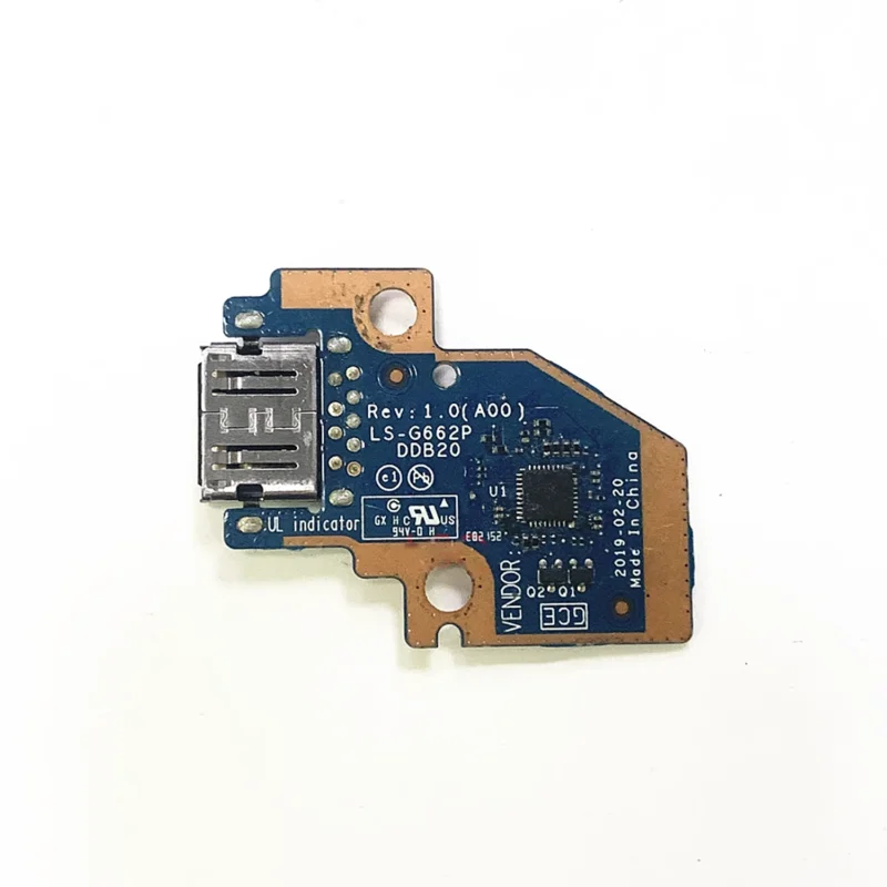 Новая аудиоплата USB 2 в 1 для DELL Latitude 7200 LS-G662P 0CYPWC