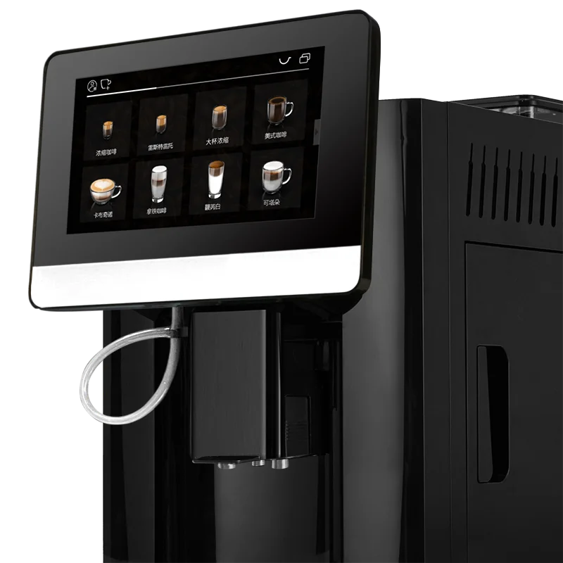 Cappuccino Latte Hot Water Milk Coffee Built In Grinder Home Office