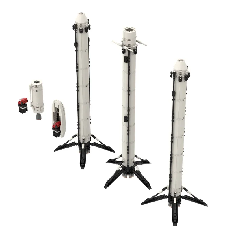 Конструктор MOC Space Series (мерные весы Saturn V) титановые строительные блоки Gemini Rocket