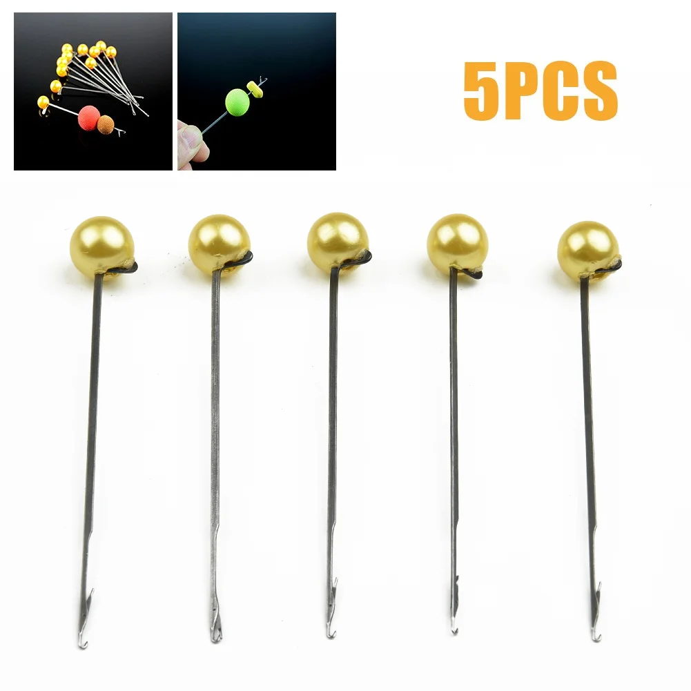 

5Pcs Baiting Needles Carp Fishing Boilie Needles Lead Core Rigs Splicing Tools Perforation Of Hardened Bait Fishing Tools