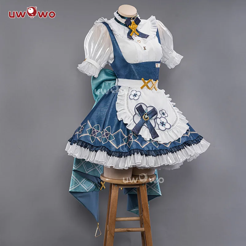 【Распродажа】11-3 UWOWO эксклюзивный Genshin Impact Fanart Faruzan Maid платье горничной для