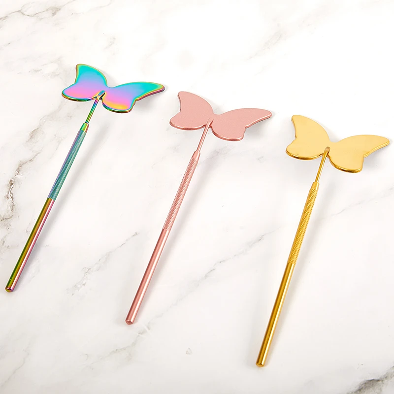 

1 шт., многофункциональное зеркало для наращивания ресниц, из нержавеющей стали