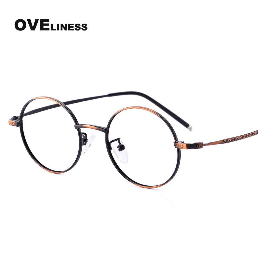 

Round Reading Glasses Metal Prebyopia Spectacles For Men Women Hyperopia Eyewear Eyeglasses Frame Diopter +1.00 +2.00 +3.0 +4.0