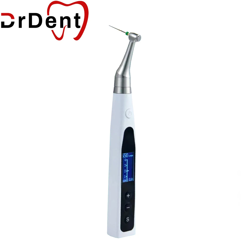 

Wireless LED Endodontic Contra Angle with apex locator Endo Motor Dental Oral Therapy Root Canal Treatment Handpiece
