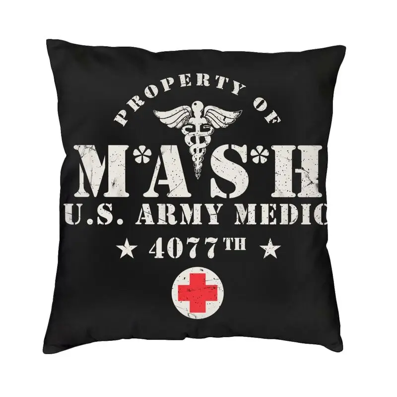 

Наволочка MASH 4077 с винтажным логотипом 40x40, домашняя декоративная 3D подушка с принтом для автомобиля, двусторонняя