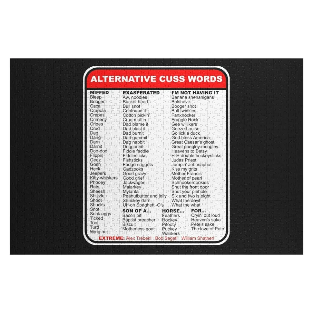 Альтернативный косс слова плакат-головоломка Woodens для взрослых индивидуальная