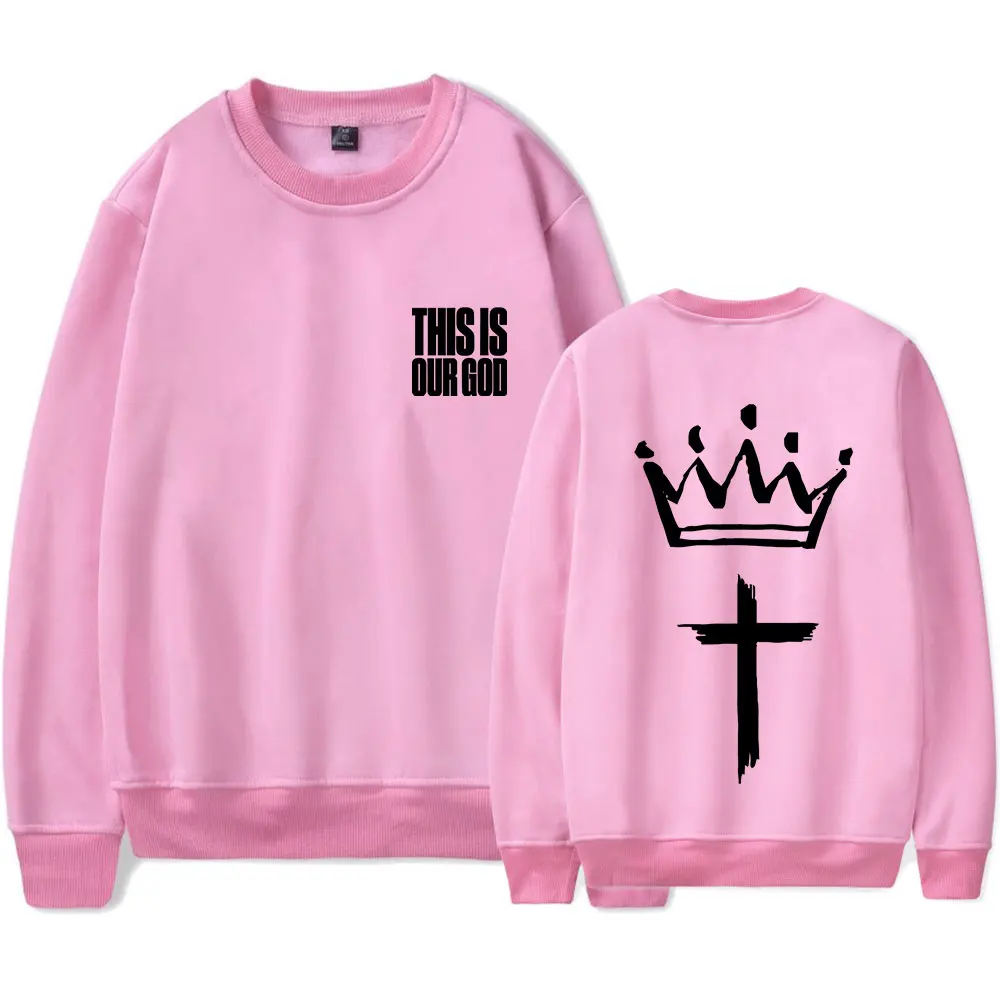 Толстовки с круглым вырезом от Фила викхэма наш Бог Модный пуловер длинным