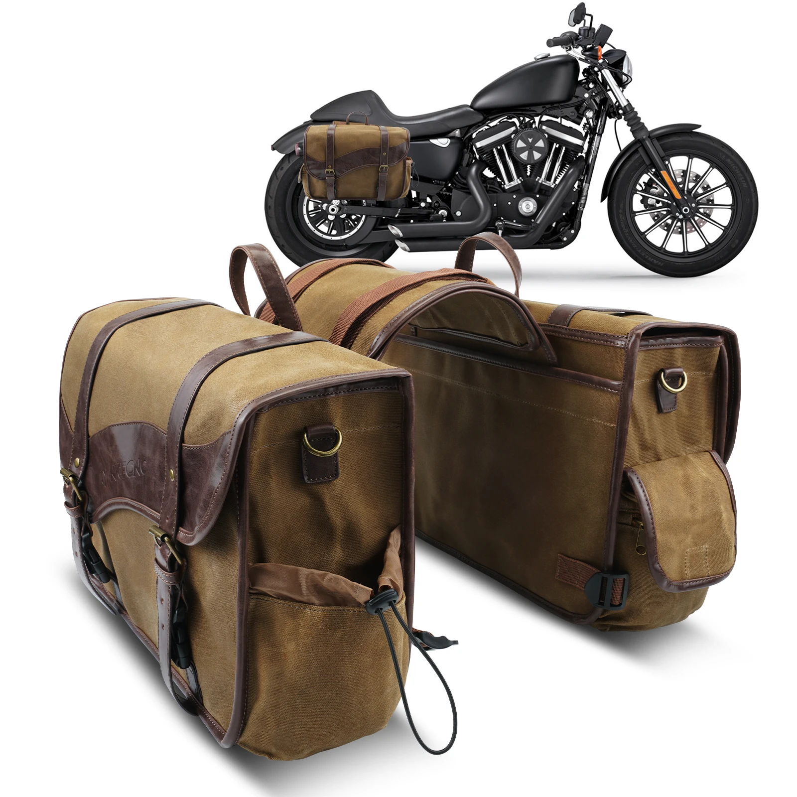 Мотоциклетные седельные сумки для Harley Davidson Touring Road King ...