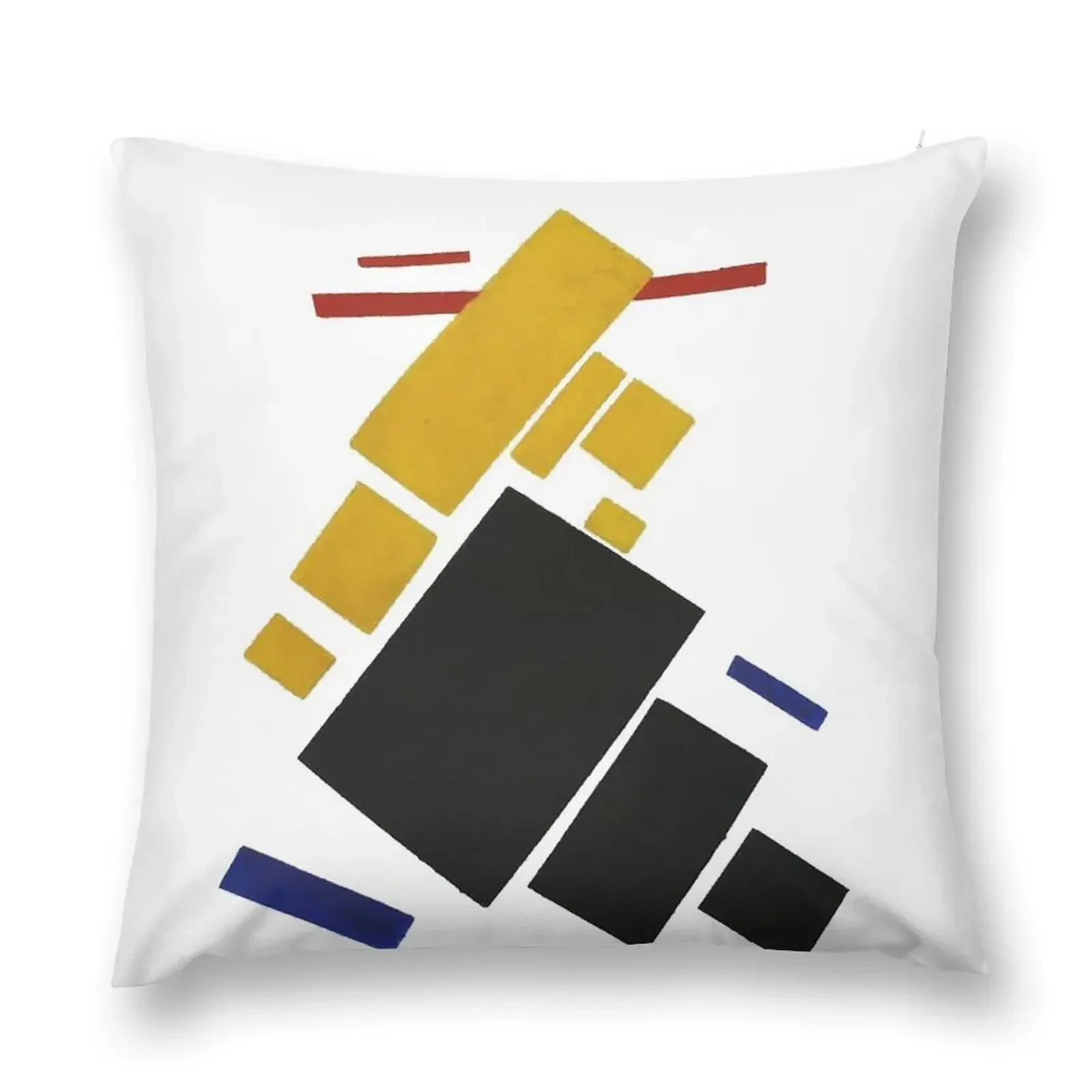 HD - Супрематистская композиция. Летающий самолет Декоративная подушка высокой