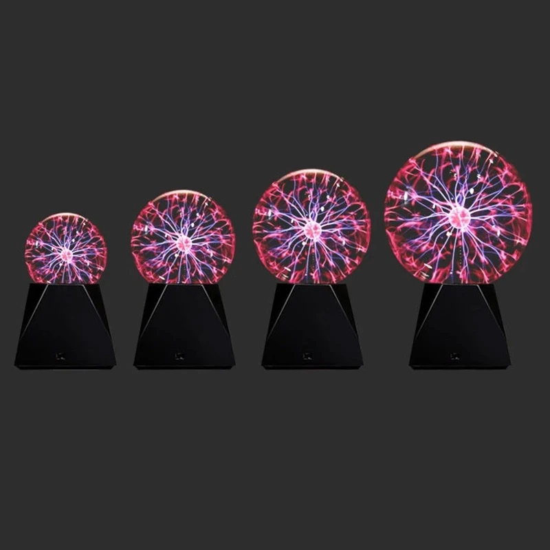 

Новинка, волшесветильник ный Хрустальный плазменный шар, Сенсорная лампа 220 В, светодиодный ночник, детский ночник