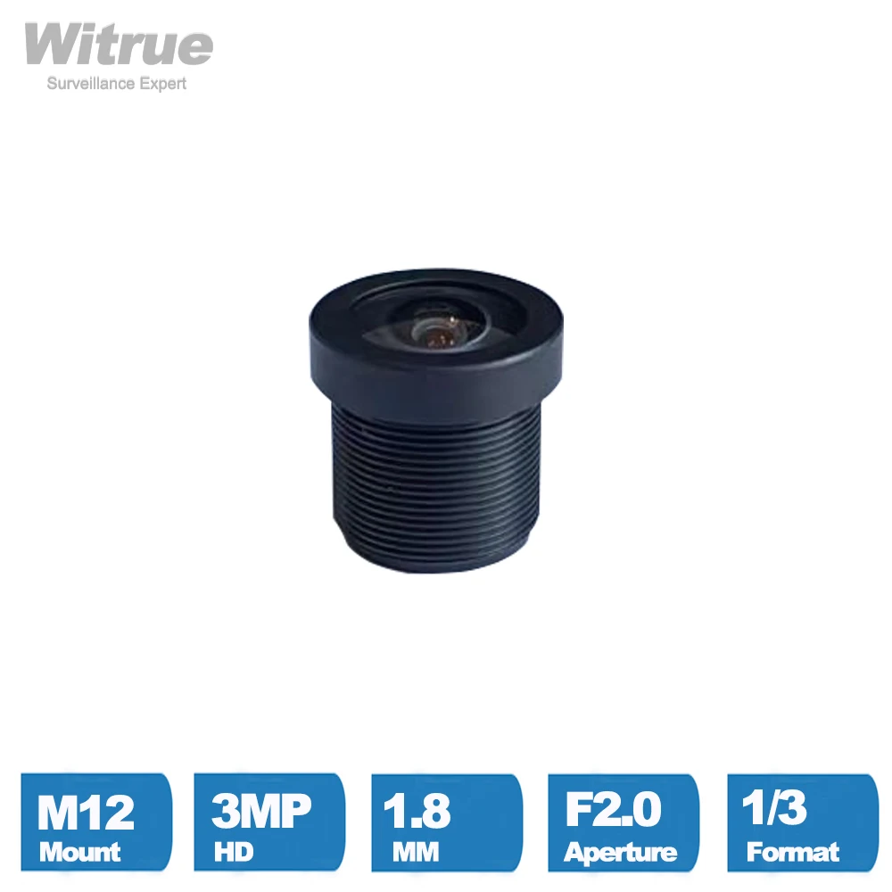 

Witrue WI-M12-3MP-1.8MM объектив для видеонаблюдения