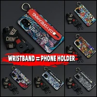 Phone Holder TPU Phone Case For UMIDIGI Bison X10G X10G NFC Cute Back Cover Lanyard New Arrival
