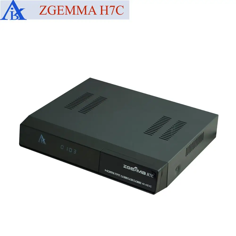 Спутниковый ТВ-ресивер 4k UHD dvb s2x/s2 + двойной t2 / c zgemma h7c