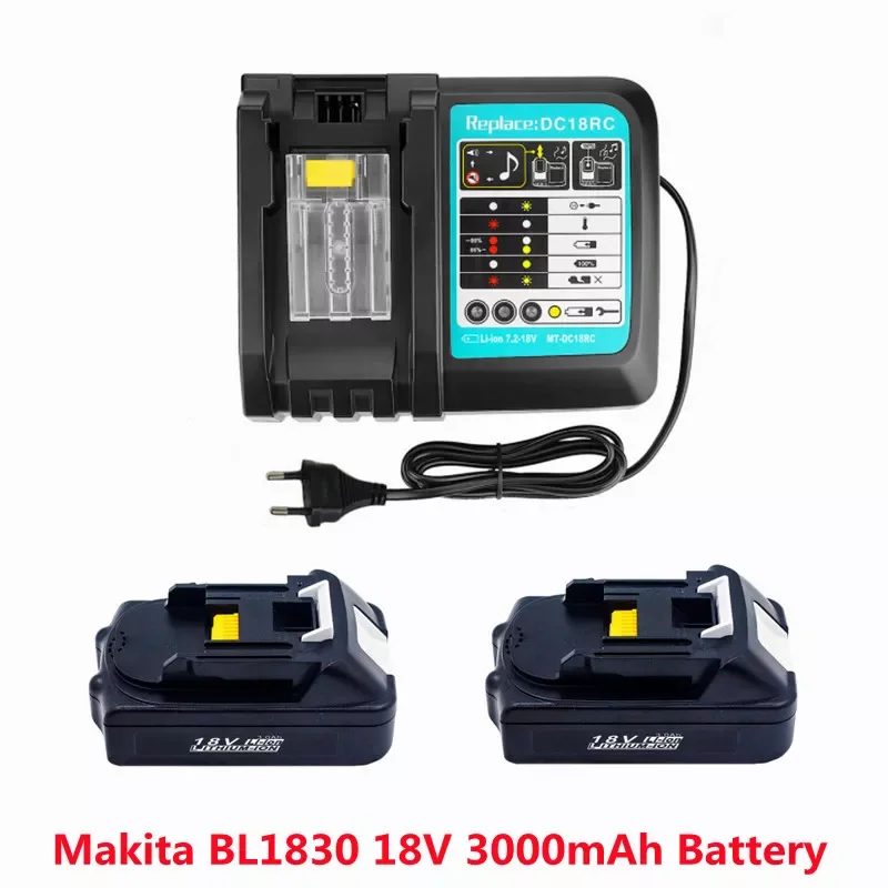 

Сменный аккумулятор для электроинструментов Makita BL1830 18 в 3000 мАч BL1815 BL1840 LXT400 194204-5 194205-3 194309-1 L70