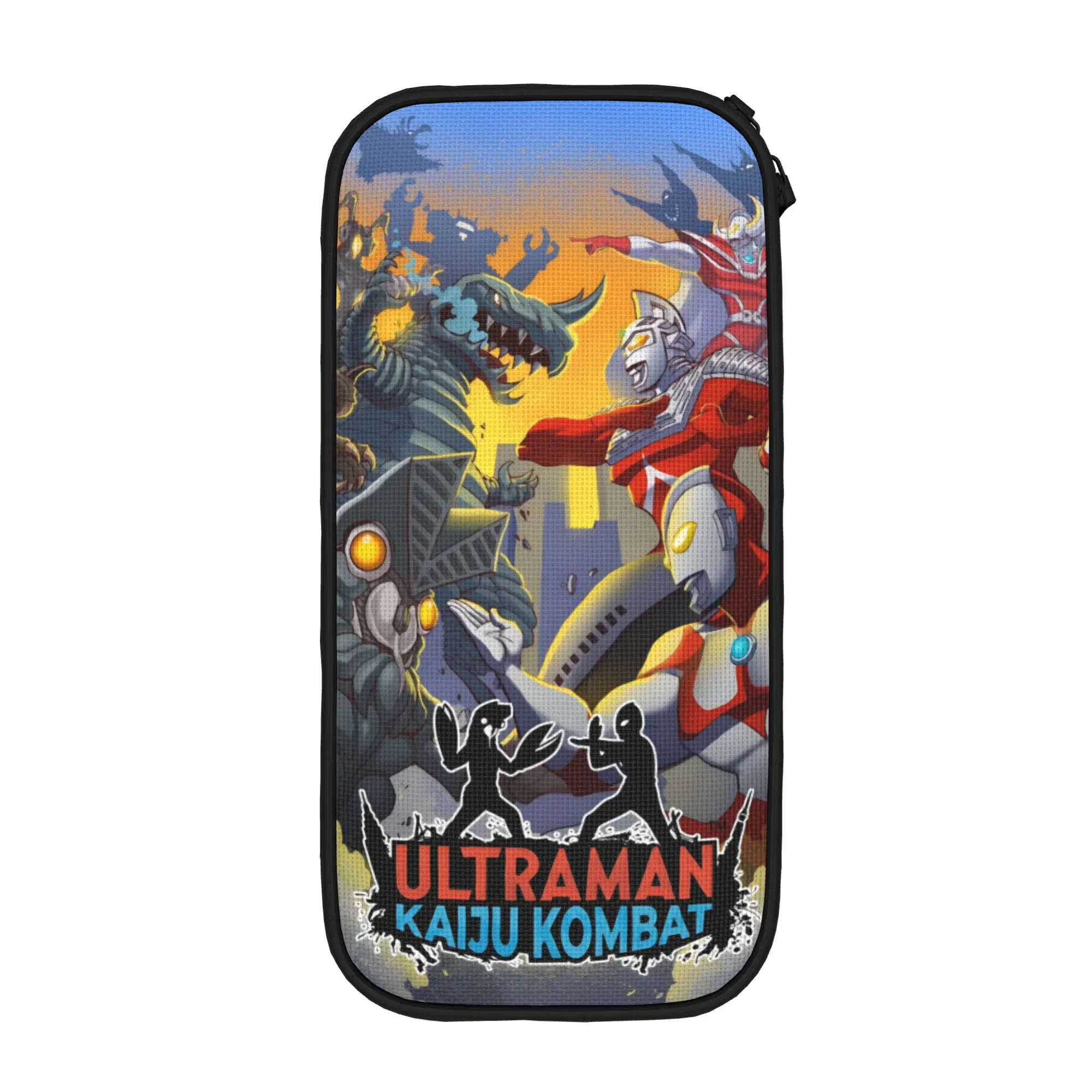 Фото Пенал для карандашей Custom Ultraman Hot Japan Comic Kawaii, большой вместимости, для мальчиков и девочек, студенческий пенал для канцтоваров №2