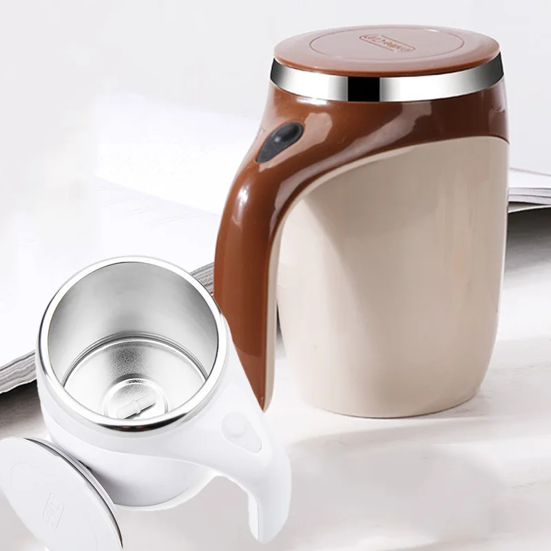 

Намагниченная автоматическая чашка для перемешивания, кружка из нержавеющей стали 304 для отдыха в кофе, кружка высокого качества, новинка 2023