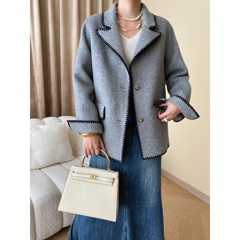 Рисунок 4 - Белое, серое двухстороннее шерстяное