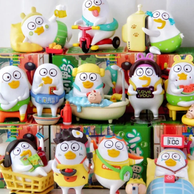 Фото Nuine Duckyo Leisure Life Series слепая коробка игрушки Kawaii кукла Caja Ciega фигурка Caixas модель-сюрприз игрушка Xmas Mystery Box №4