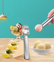 household ice cream scoop dessert shop commercial ice cream scoop aluminum alloy ice cream ball digger non stick kitchen gadget
