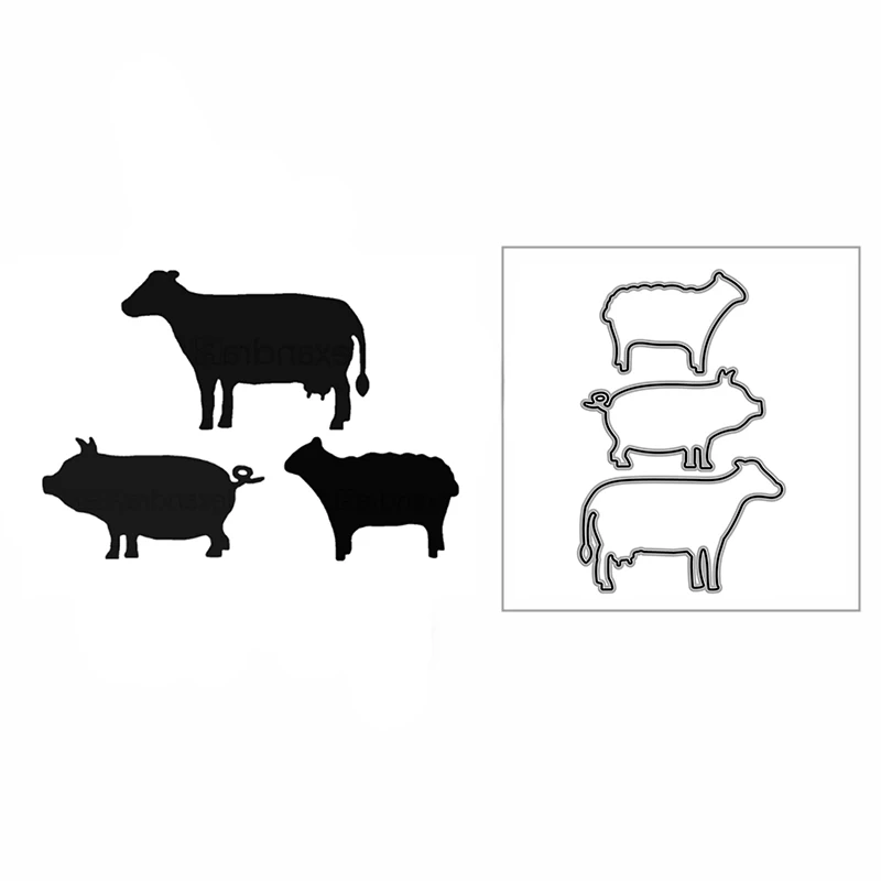 

New 2022 Small and Lovely Animals Metal Cutting Dies For DIY Scrapbooking and Card Making Embossing Craft Decorative No Stamps
